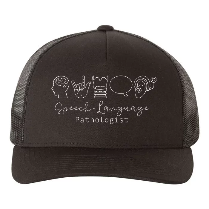 Speech Language Pathologist Speech Therapy Slp Yupoong Adult 5-Panel Trucker Hat