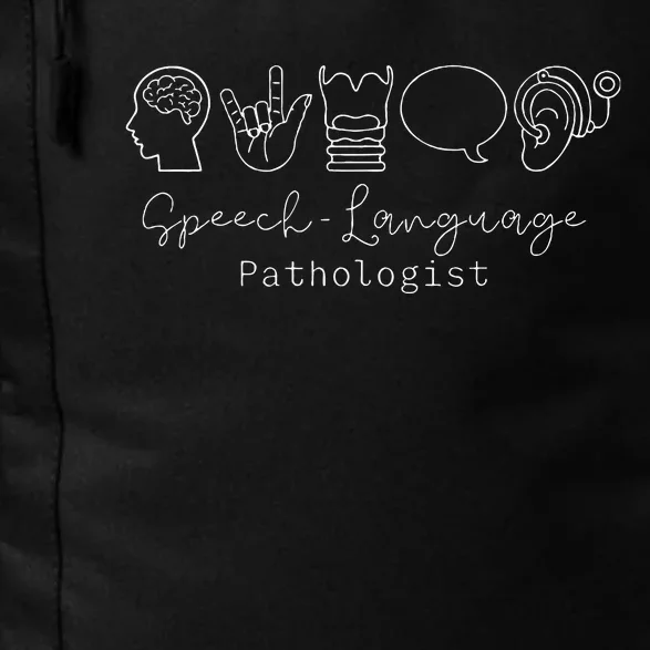 Speech Language Pathologist Speech Therapy Slp Daily Commute Backpack