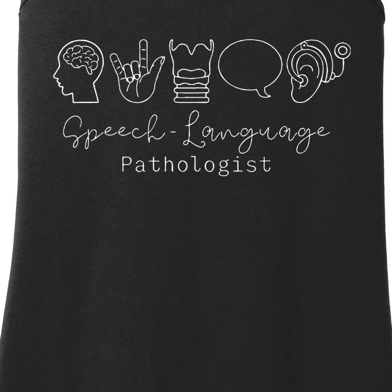 Speech Language Pathologist Speech Therapy Slp Ladies Essential Tank