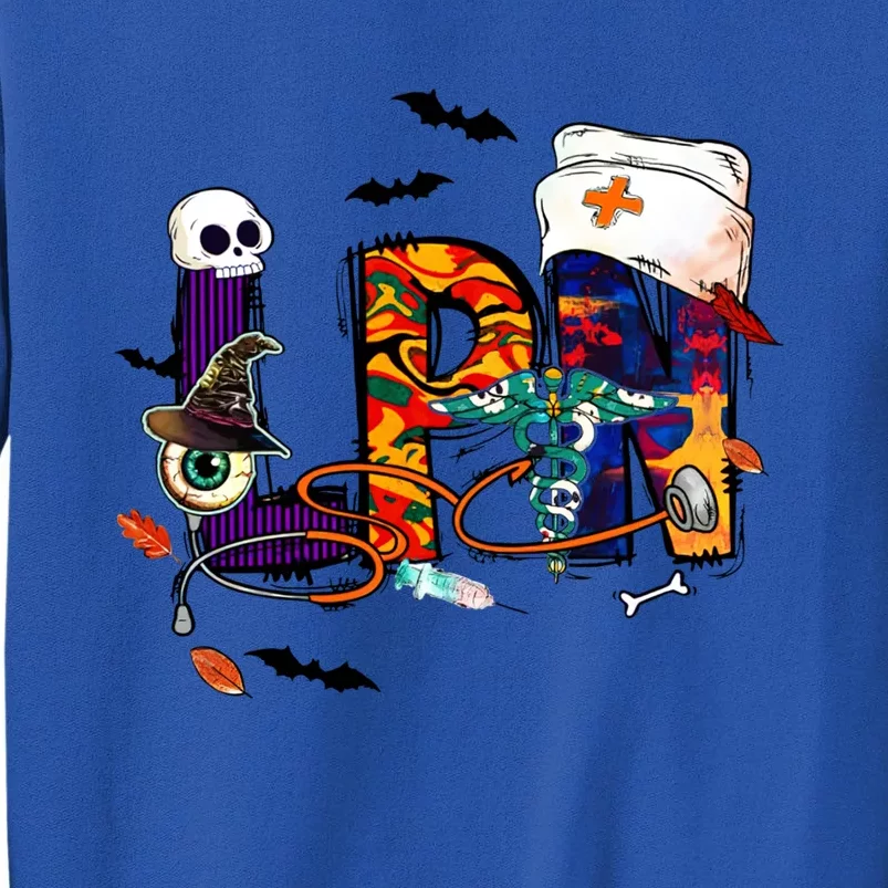 Stethoscope Lpn Practical Nurse Halloween Nurse Cool Gift Tall Sweatshirt