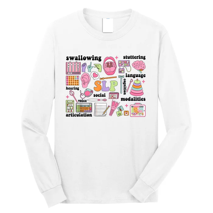 Speech Language Pathologist Speech Therapy SLP Long Sleeve Shirt