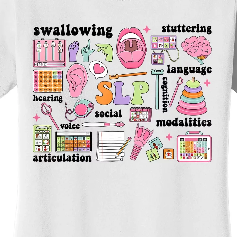 Speech Language Pathologist Speech Therapy SLP Women's T-Shirt