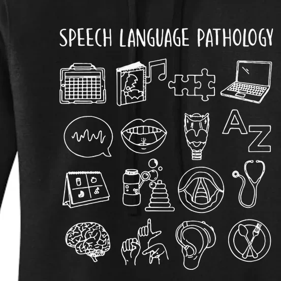 Speech Language Pathology Pathologist SLP Speech Therapist Women's Pullover Hoodie