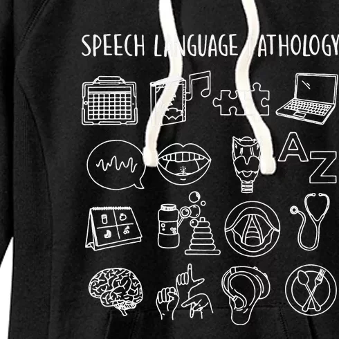 Speech Language Pathology Pathologist SLP Speech Therapist Women's Fleece Hoodie