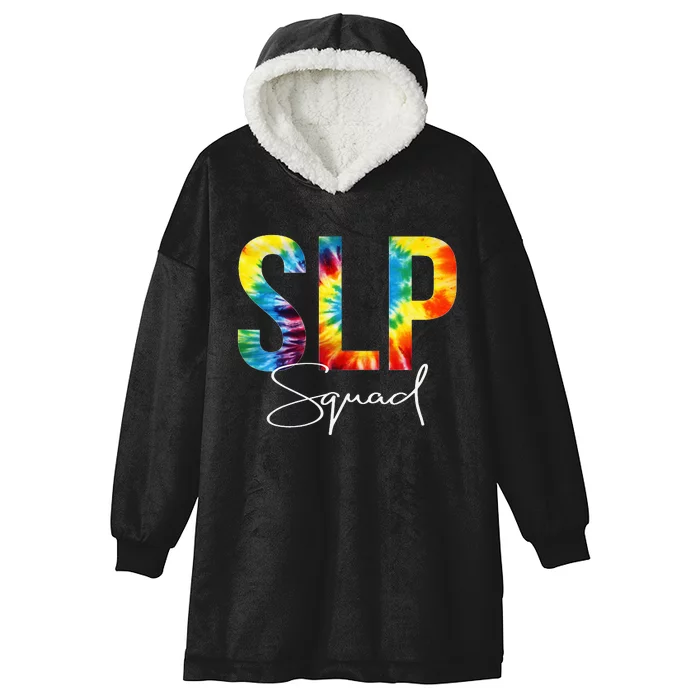 Speech Language Pathologist SLP Back To School Hooded Wearable Blanket