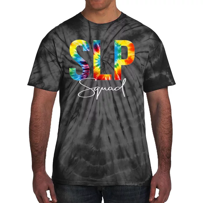 Speech Language Pathologist SLP Back To School Tie-Dye T-Shirt