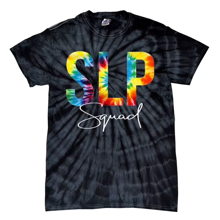 Speech Language Pathologist SLP Back To School Tie-Dye T-Shirt