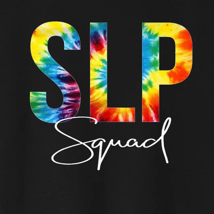 Speech Language Pathologist SLP Back To School Women's Crop Top Tee