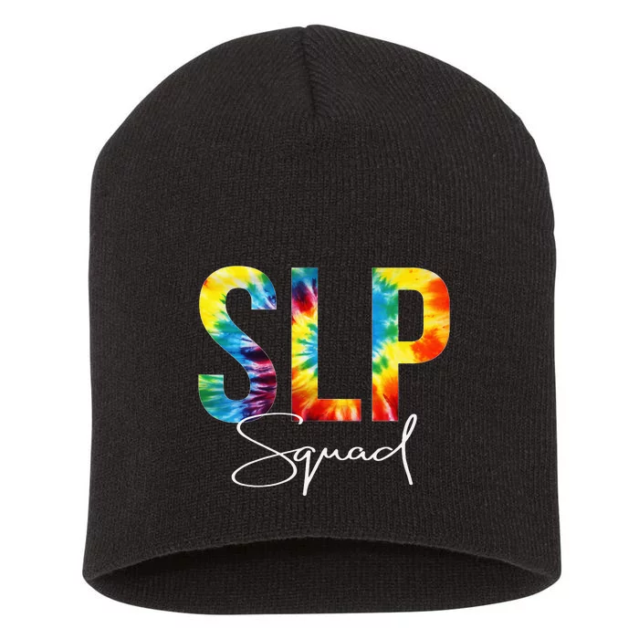 Speech Language Pathologist SLP Back To School Short Acrylic Beanie