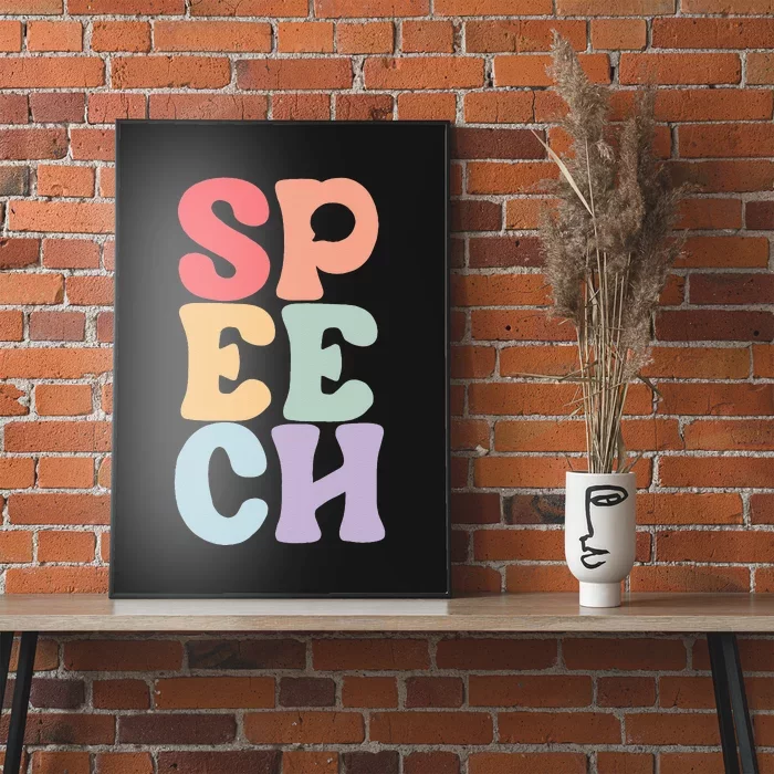 Speech Language Pathologist Speech Therapy SLP Poster