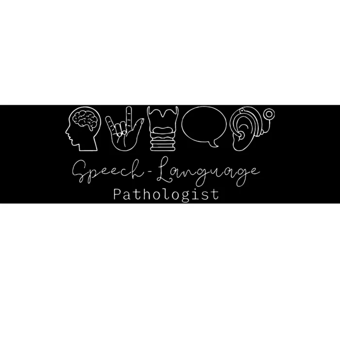 Speech Language Pathologist Speech Therapy Slp Bumper Sticker