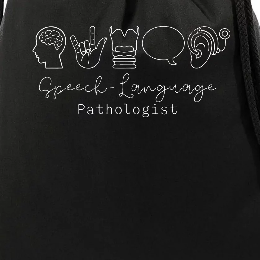 Speech Language Pathologist Speech Therapy Slp Drawstring Bag