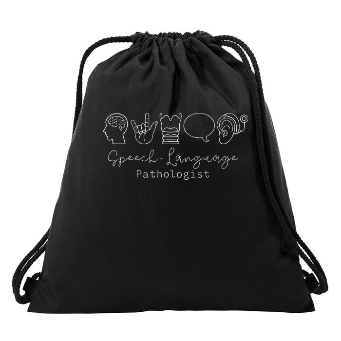 Speech Language Pathologist Speech Therapy Slp Drawstring Bag