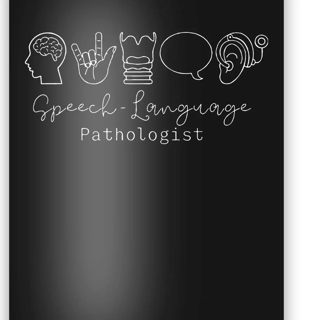 Speech Language Pathologist Speech Therapy Slp Poster