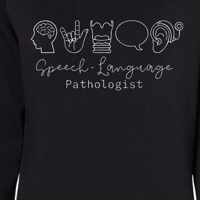 Speech Language Pathologist Speech Therapy Slp Womens California Wash Sweatshirt