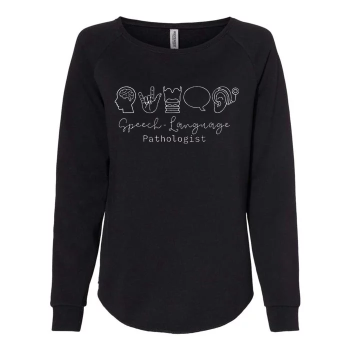 Speech Language Pathologist Speech Therapy Slp Womens California Wash Sweatshirt