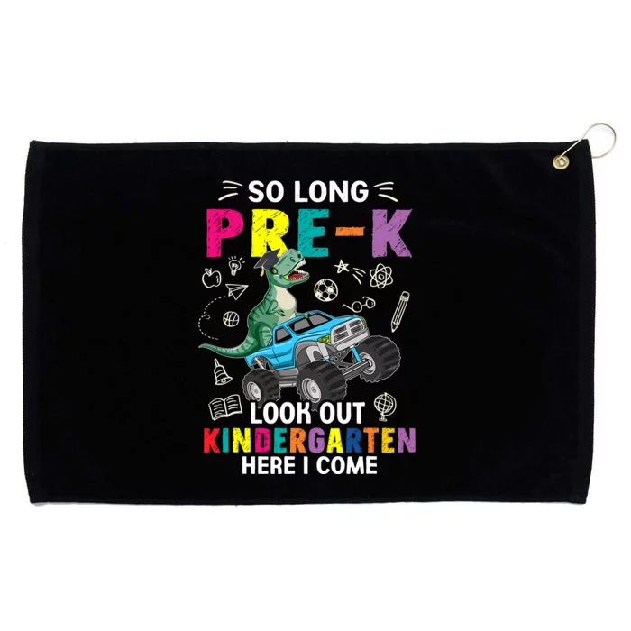 So Long Prek Its Been Fun Look Out Kindergarten Here I Come Grommeted Golf Towel