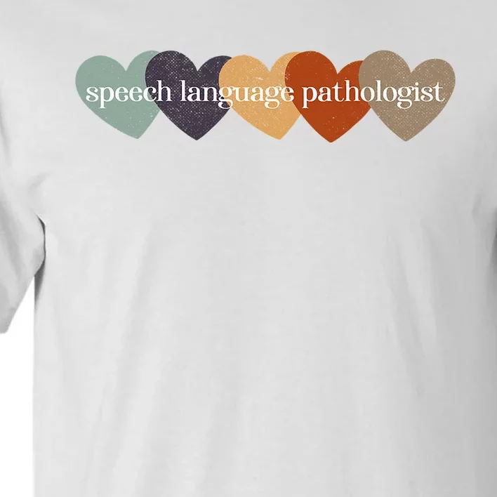 Speech Language Pathologist Teacher Hearts Back to School Tall T-Shirt