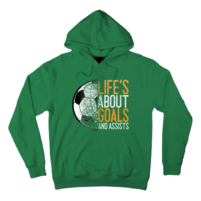 Soccer Lovers Player Football Goal Hoodie