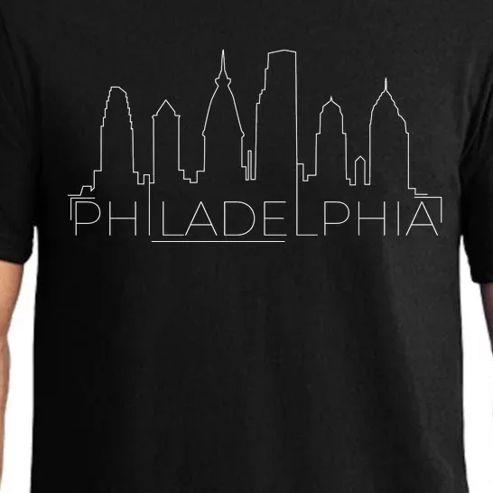 Skyline Line Philadelphia City Pajama Set