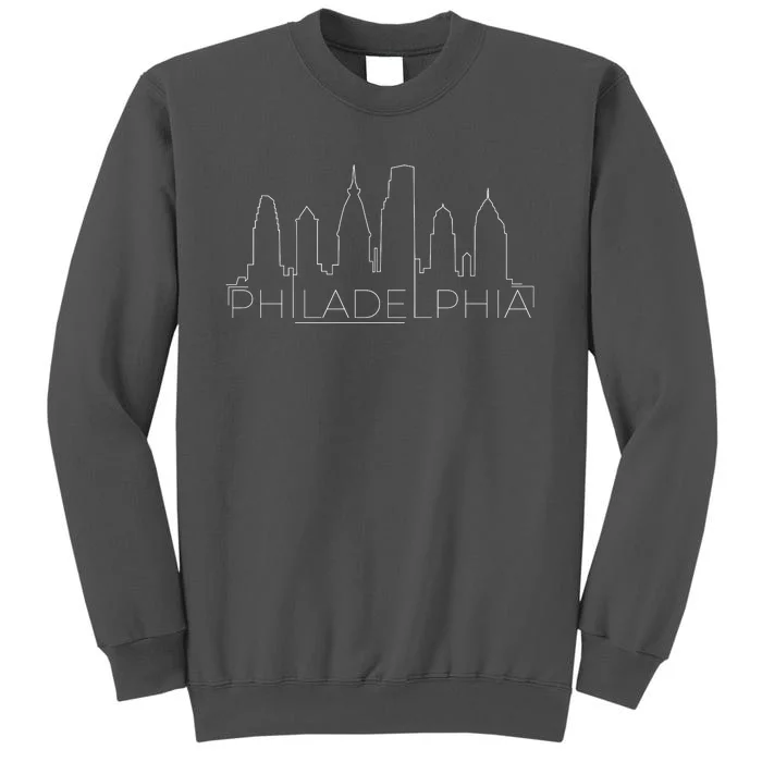 Skyline Line Philadelphia City Tall Sweatshirt