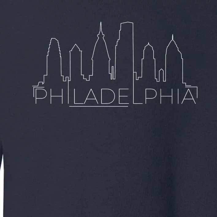 Skyline Line Philadelphia City Toddler Sweatshirt