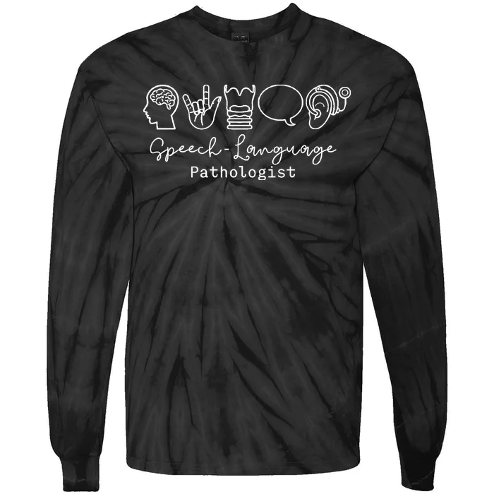 Speech Language Pathologist Tie-Dye Long Sleeve Shirt