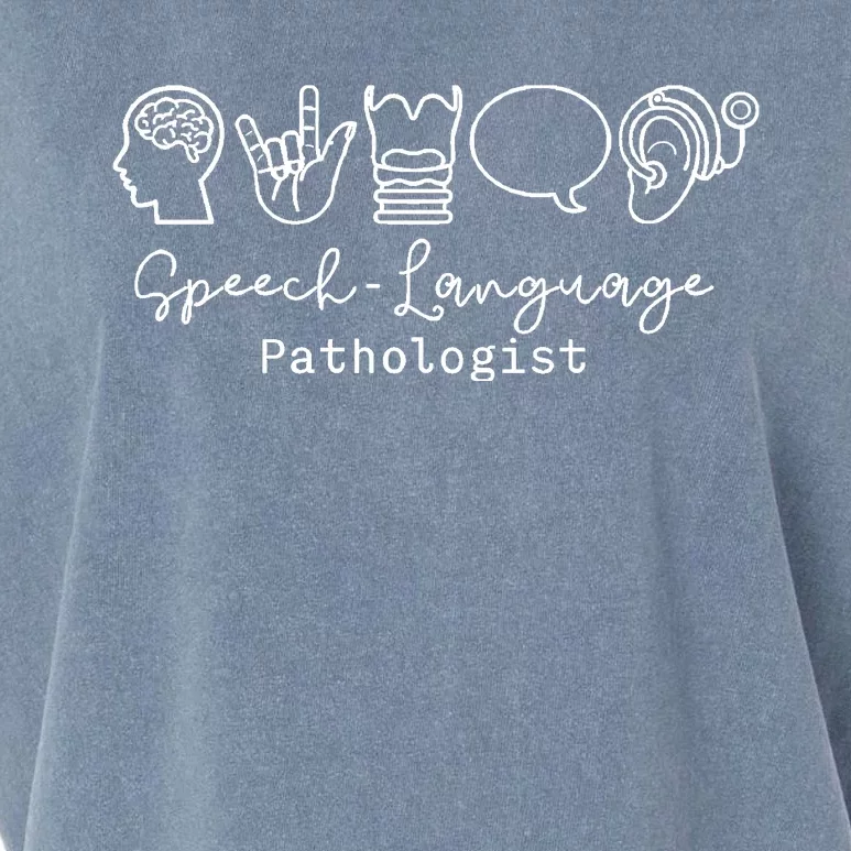 Speech Language Pathologist Garment-Dyed Women's Muscle Tee