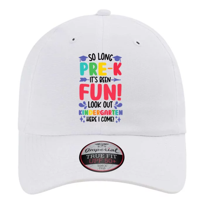 So Long Pre-K Look Out Kindergarten Funny Graduation Gifts The Original Performance Cap