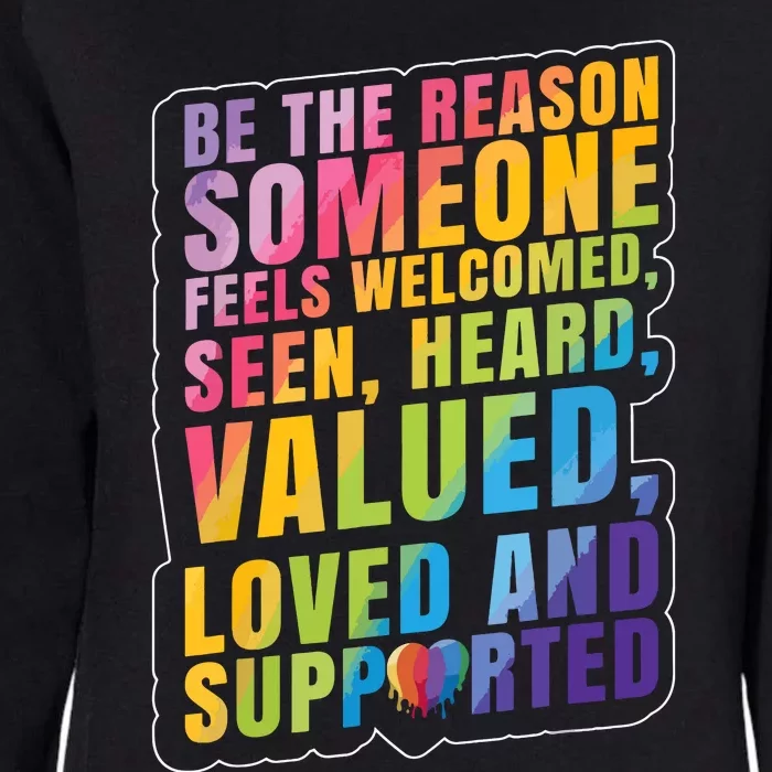 Support Lgbt Pride Month Womens California Wash Sweatshirt