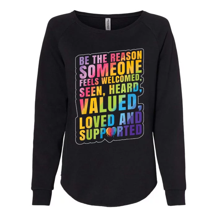 Support Lgbt Pride Month Womens California Wash Sweatshirt