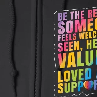 Support Lgbt Pride Month Full Zip Hoodie