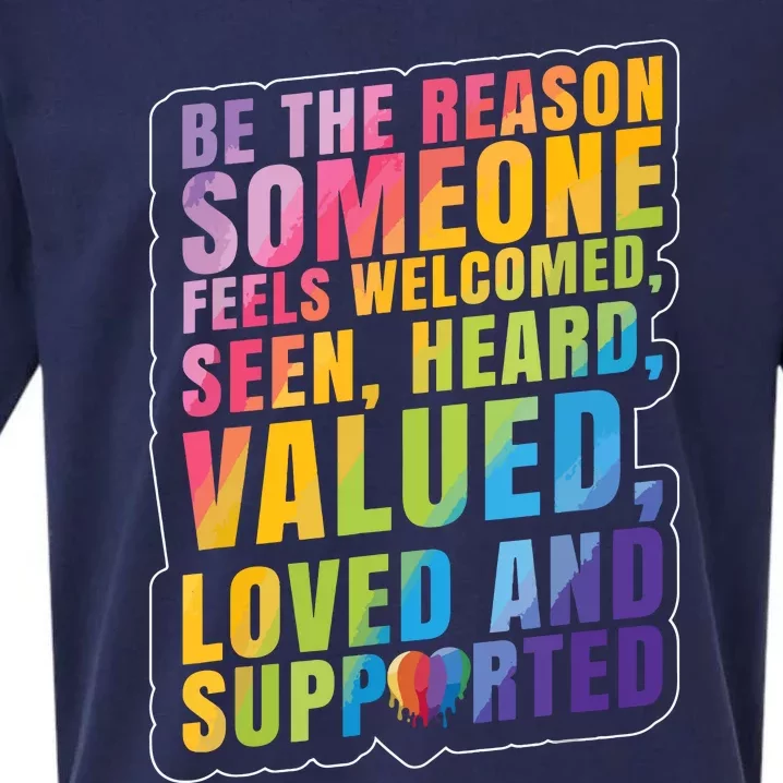 Support Lgbt Pride Month Sueded Cloud Jersey T-Shirt