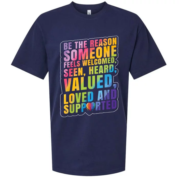 Support Lgbt Pride Month Sueded Cloud Jersey T-Shirt