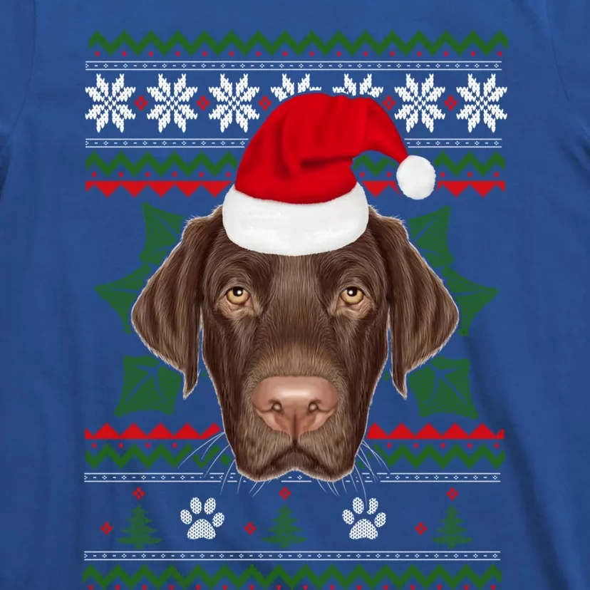 Santa Labrador Retriever Dog Holiday Ugly Christmas Xmas Gift T-Shirt