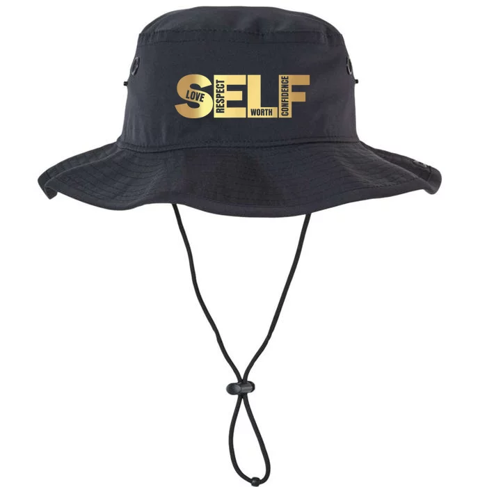 Self Love Respect Worth Confidence Motivational Legacy Cool Fit Booney Bucket Hat