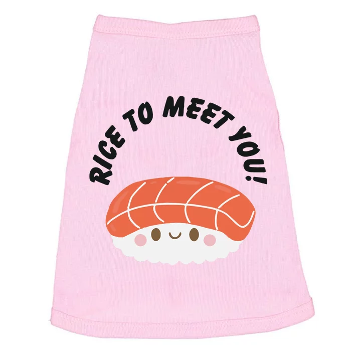 Sushi Lover Rice To Meet You Doggie Tank