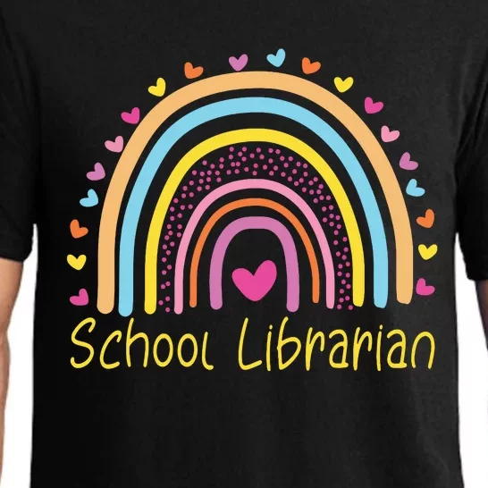 School Librarian Rainbow Pajama Set