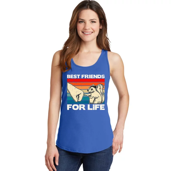 Squirrel Lover, Retro Squirrel Art, Squirrel Ladies Essential Tank