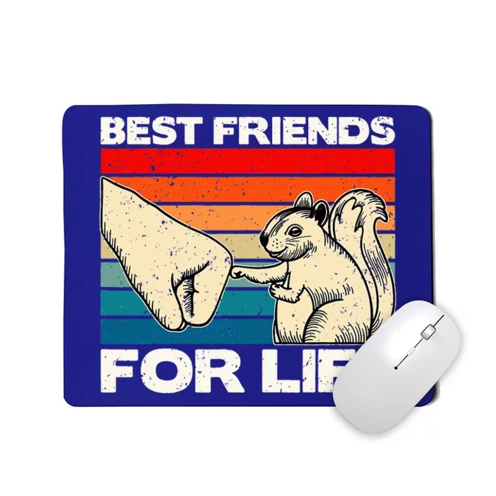 Squirrel Lover, Retro Squirrel Art, Squirrel Mousepad