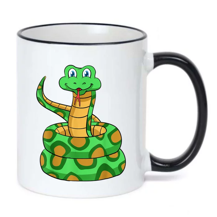 Snake Lover Reptile Cobra Python Boa Herpetologist Black Color Changing Mug