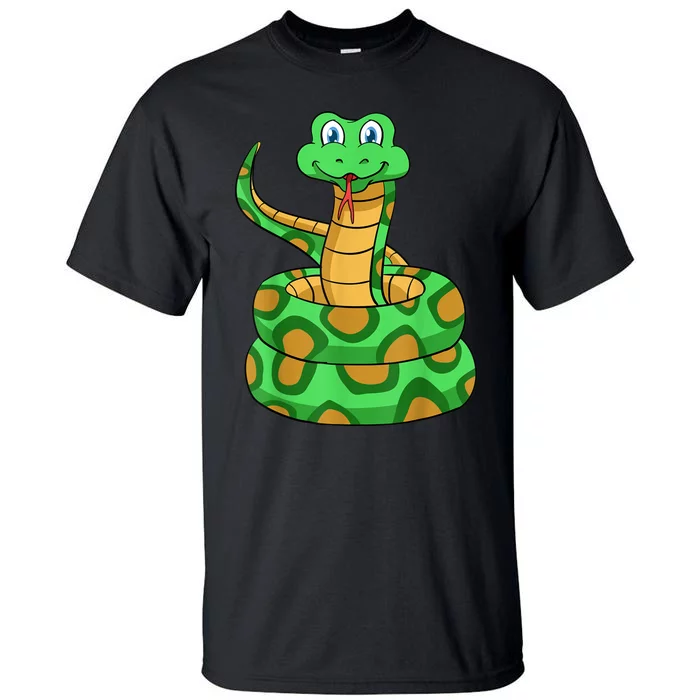 Snake Lover Reptile Cobra Python Boa Herpetologist Tall T-Shirt