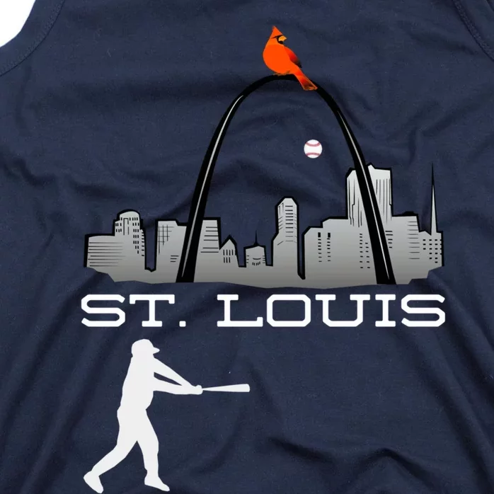 Saint Louis Red Cardinal Baseball Player Tank Top