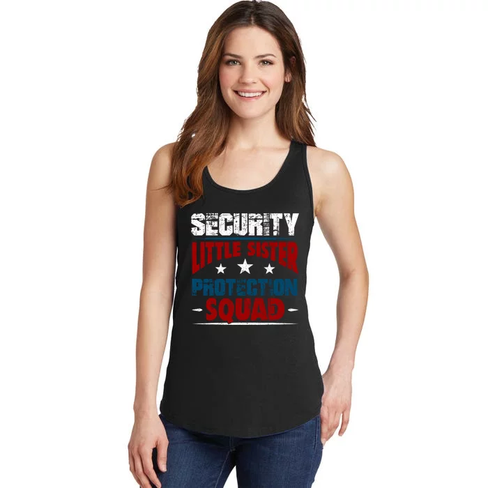 Security Little Sister Protection Squad Ladies Essential Tank