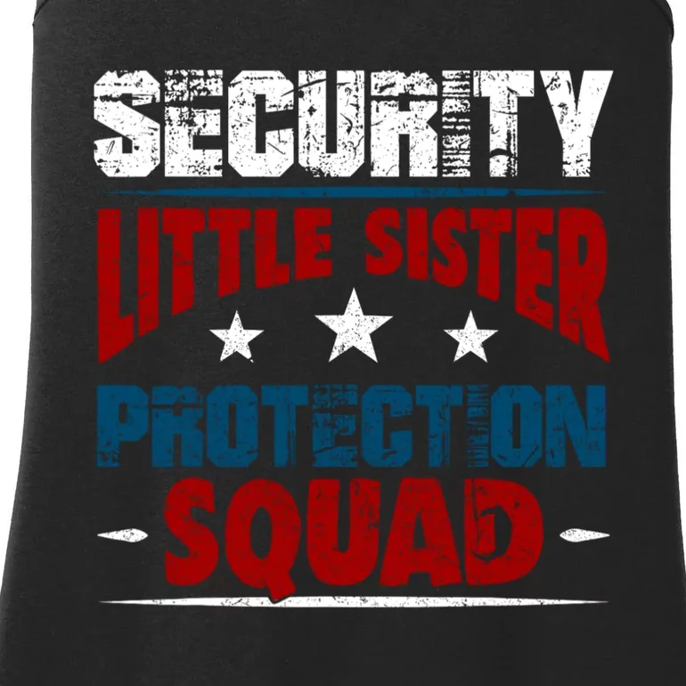 Security Little Sister Protection Squad Ladies Essential Tank