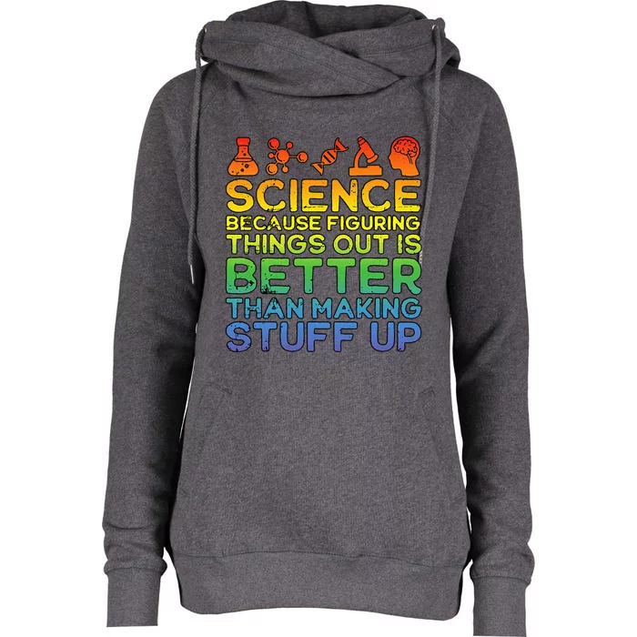 Science Lover Science Student Chemistry Funny Science Womens Funnel Neck Pullover Hood