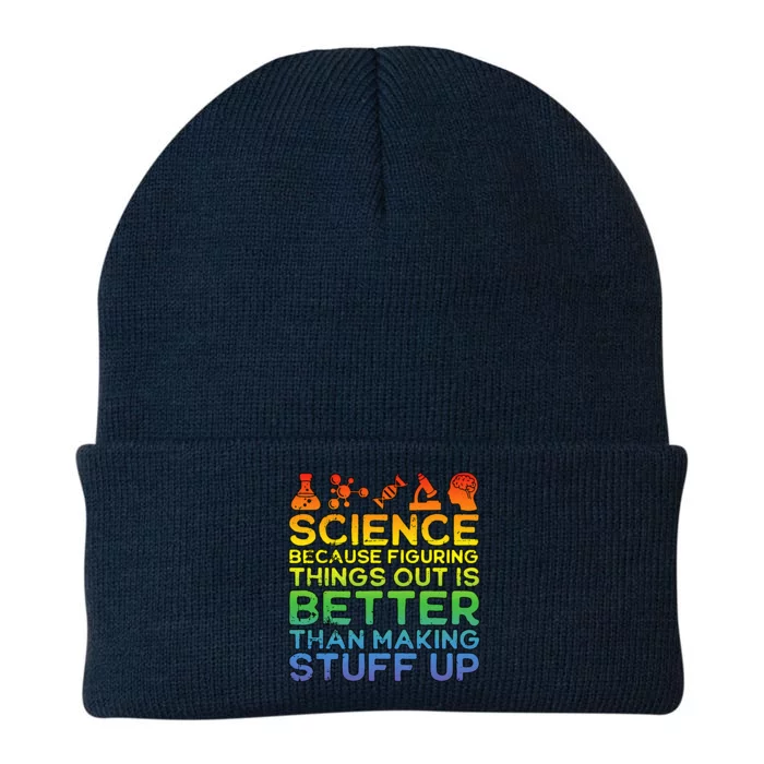 Science Lover Science Student Chemistry Funny Science Knit Cap Winter Beanie