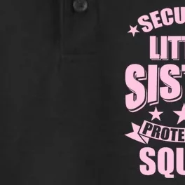 Security Little Sister Protection Squad Dry Zone Grid Performance Polo