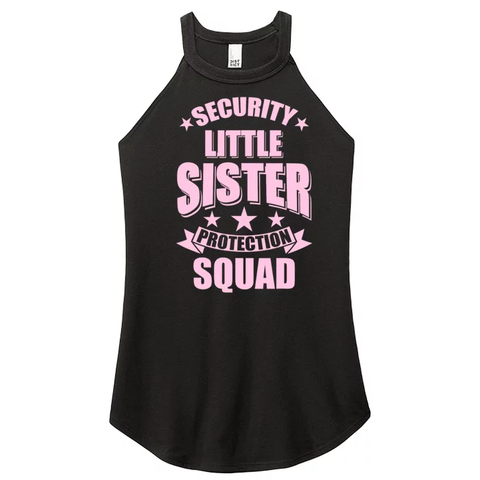 Security Little Sister Protection Squad Women’s Perfect Tri Rocker Tank