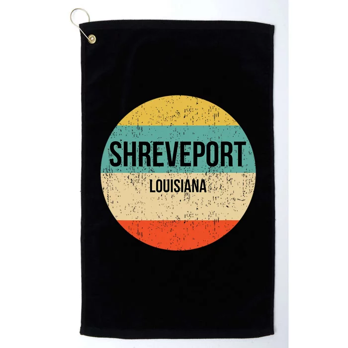 Shreveport Louisiana Shreveport Platinum Collection Golf Towel